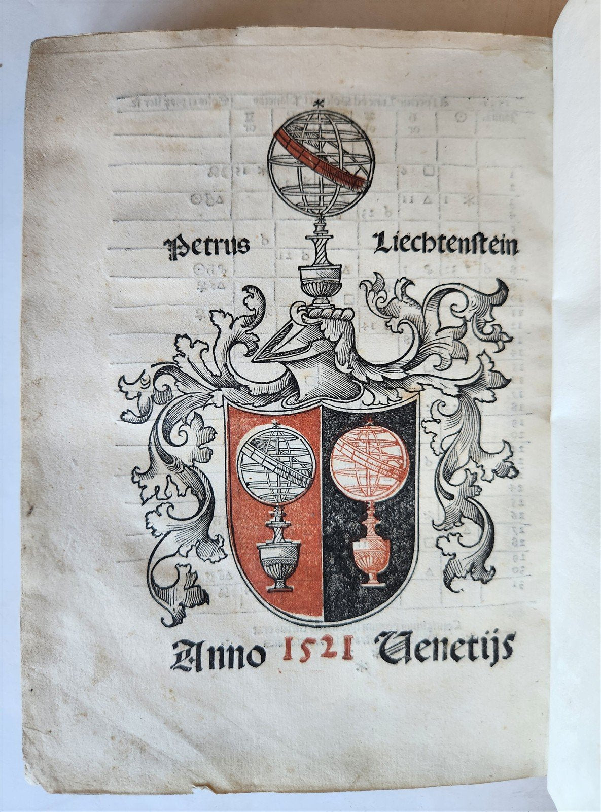 1521 Post-Incunabula ASTROLOGY & ASTRONOMY ALMANACH NOVA by J. Stoeffler ANTIQUE
