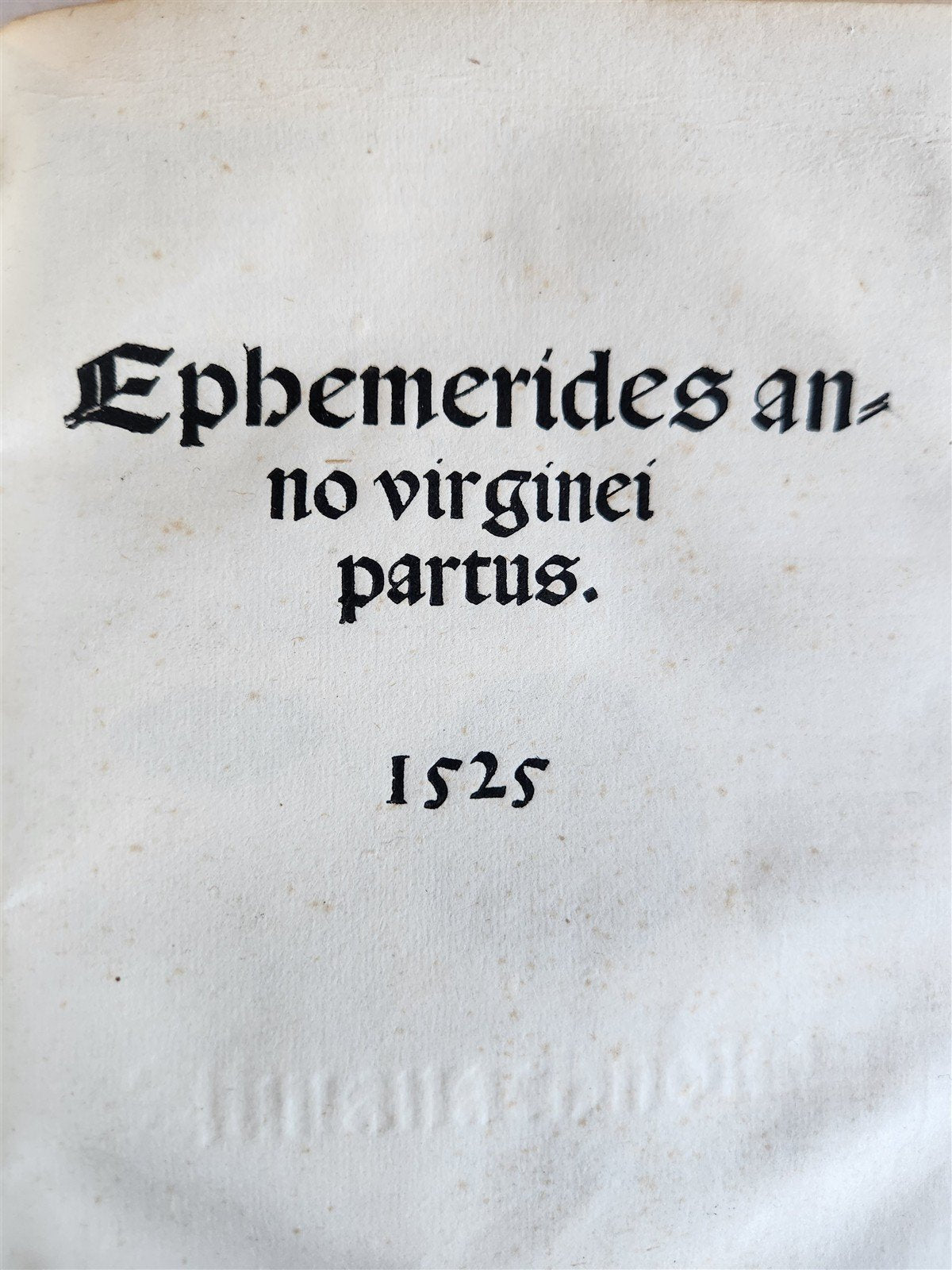 1521 Post-Incunabula ASTROLOGY & ASTRONOMY ALMANACH NOVA by J. Stoeffler ANTIQUE