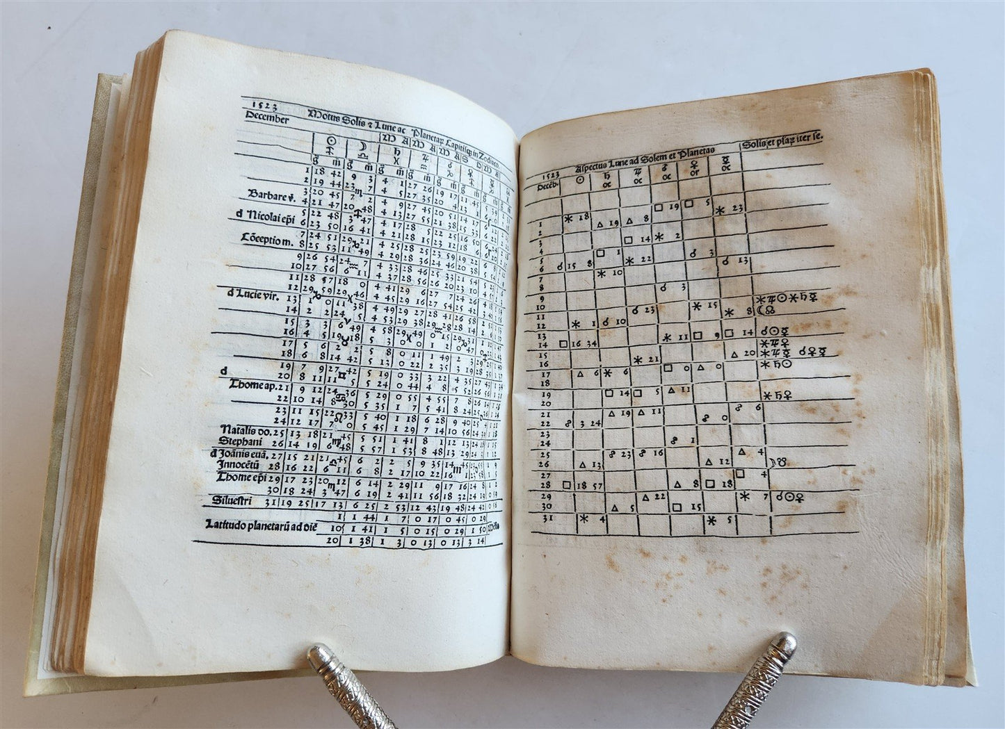 1521 Post-Incunabula ASTROLOGY & ASTRONOMY ALMANACH NOVA by J. Stoeffler ANTIQUE