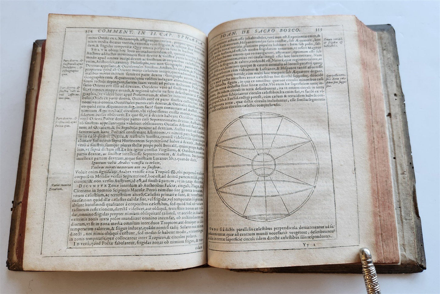 1593 ASTRONOMY In Sphaeram Joannis de Sacro Bosco ANTIQUE by Christopher Clavius
