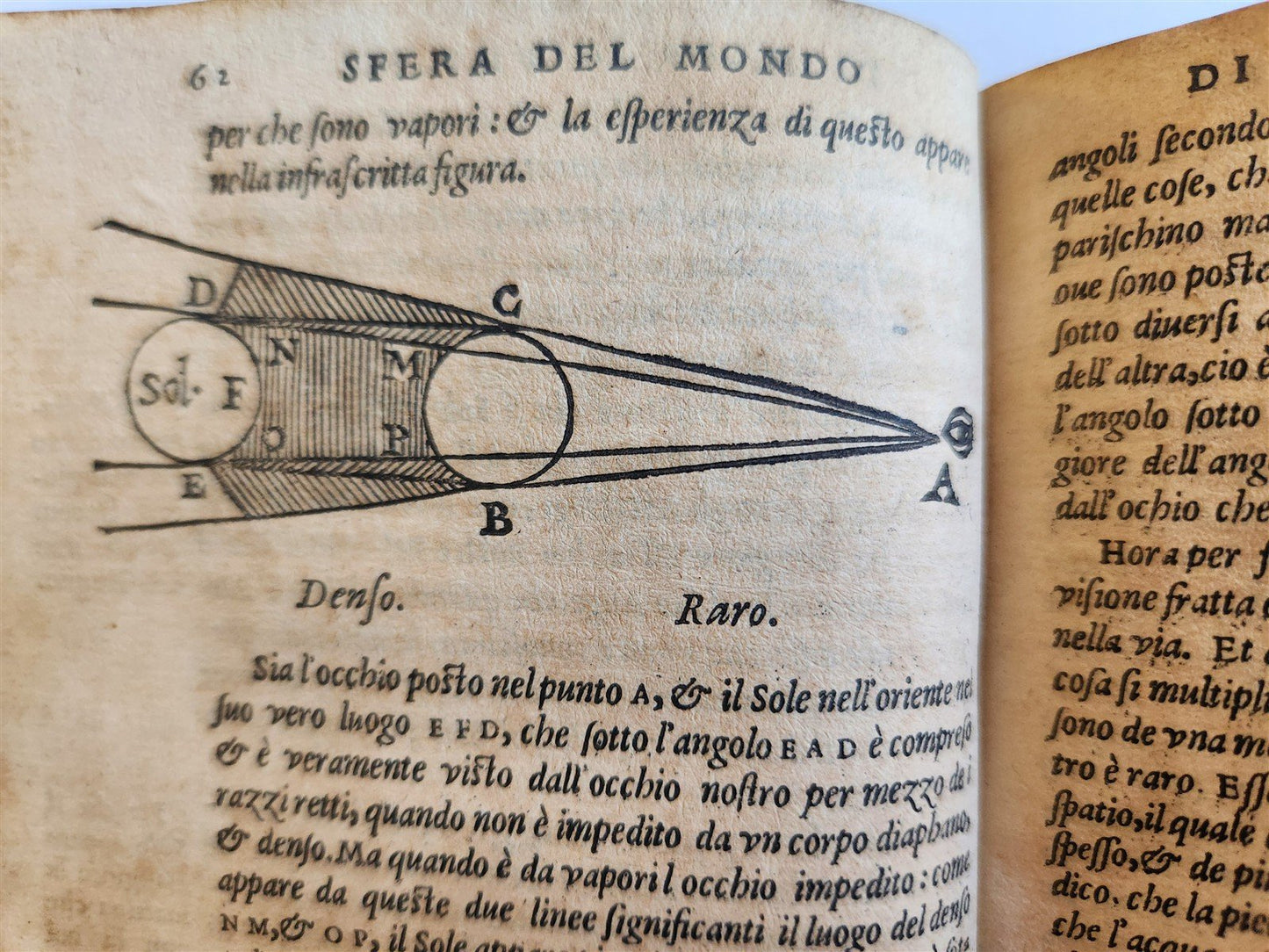 1582 ASTRONOMY LA SFERA DEL MONDO by astrologer Francesco Giuntini ANTIQUE