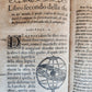 1582 ASTRONOMY LA SFERA DEL MONDO by astrologer Francesco Giuntini ANTIQUE