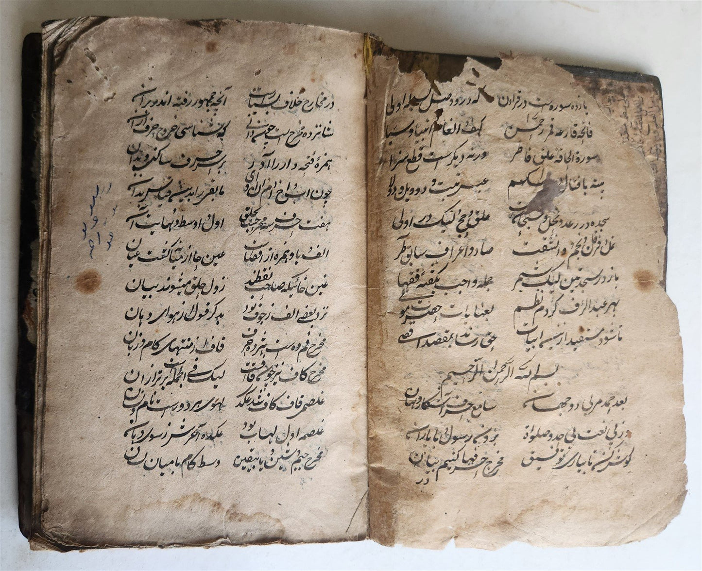 18th century FARSI MANUSCRIPT antique PROPHET MOHAMMED & HIS DESCENDANTS HISTORY