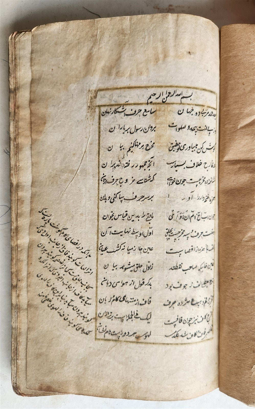 19th century FARSI MANUSCRIPT antique by MASLAK AL-MUTTAQIN HAND WRITTEN Hikaya