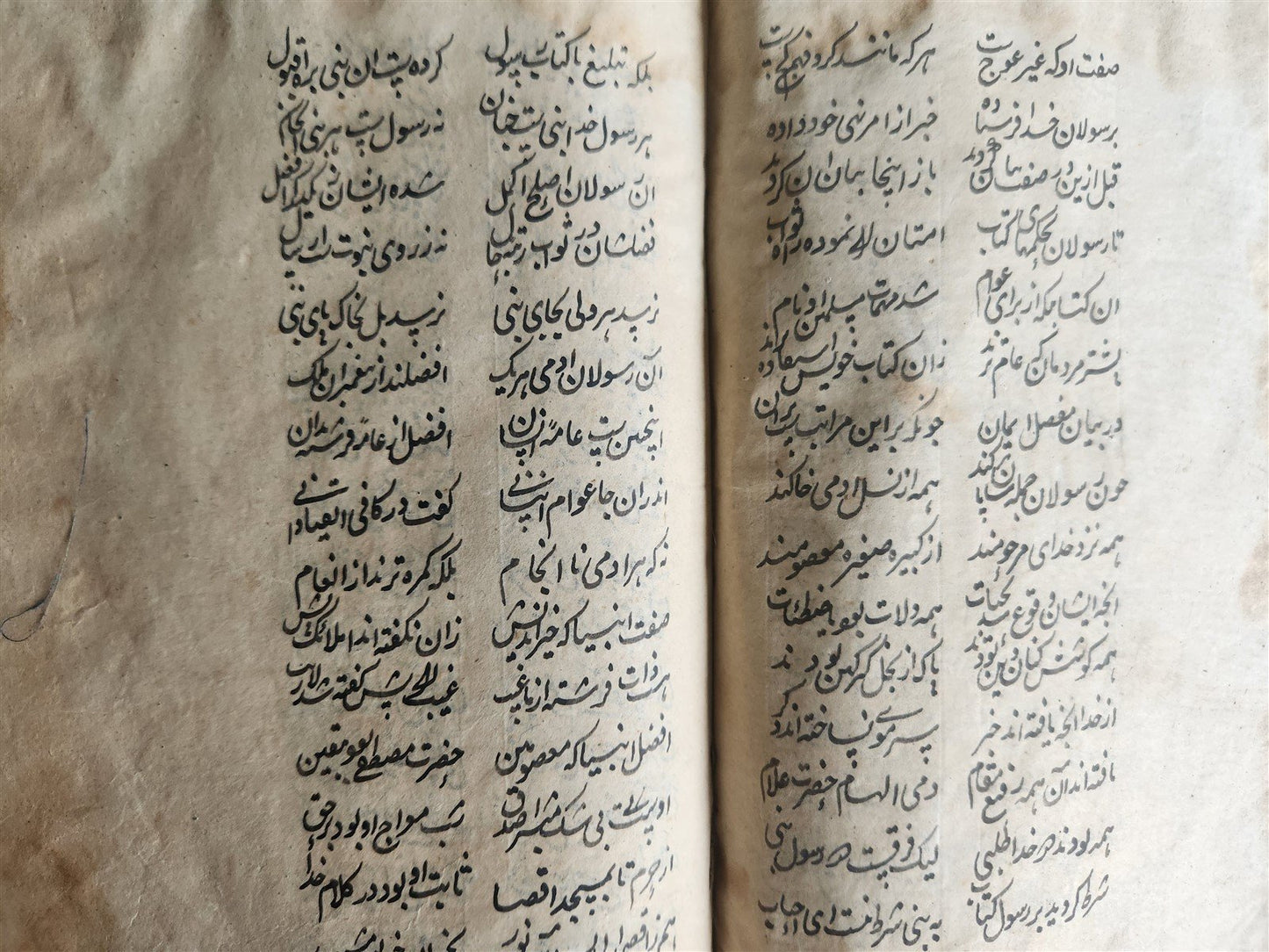 19th century FARSI MANUSCRIPT antique by MASLAK AL-MUTTAQIN HAND WRITTEN Hikaya