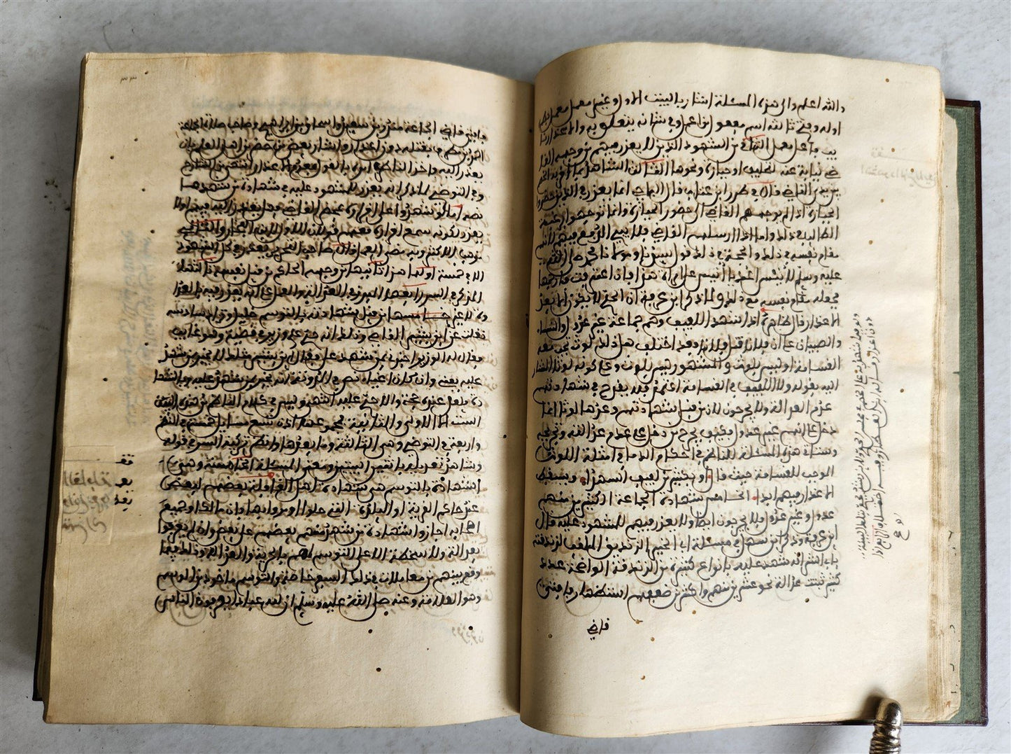 1850s ARABIC MANUSCRIPT antique ISLAMIC LAW FIQH POETRY NORTH AFRICAN
