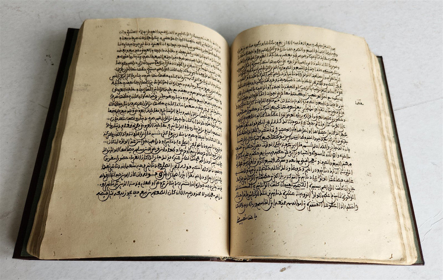 1850s ARABIC MANUSCRIPT antique ISLAMIC LAW FIQH POETRY NORTH AFRICAN