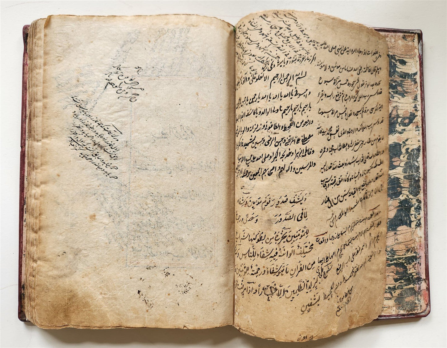 1839 ISLAMIC LAW ARABIC MANUSCRIPT antique An-Nukaya mukhtasar al-Wiqayah