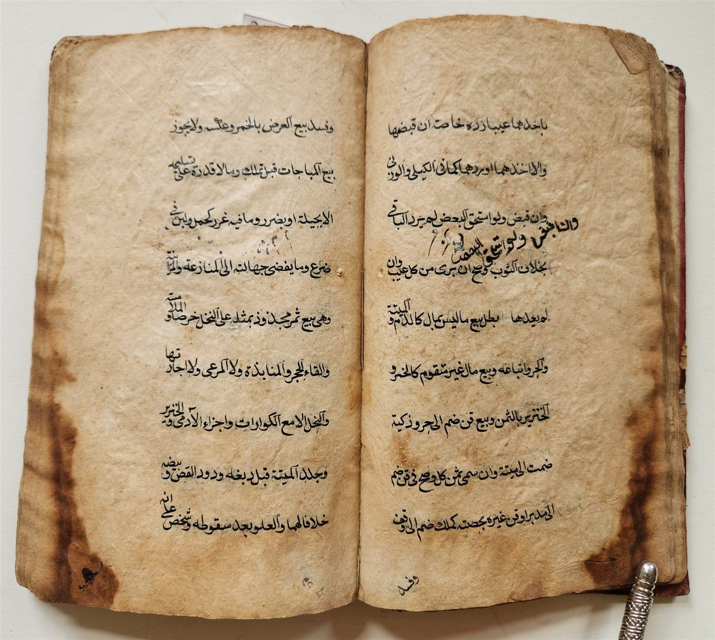 16th-17th century ISLAMIC LAW MANUSCRIPT in ARABIC antique SHARIA FIQH