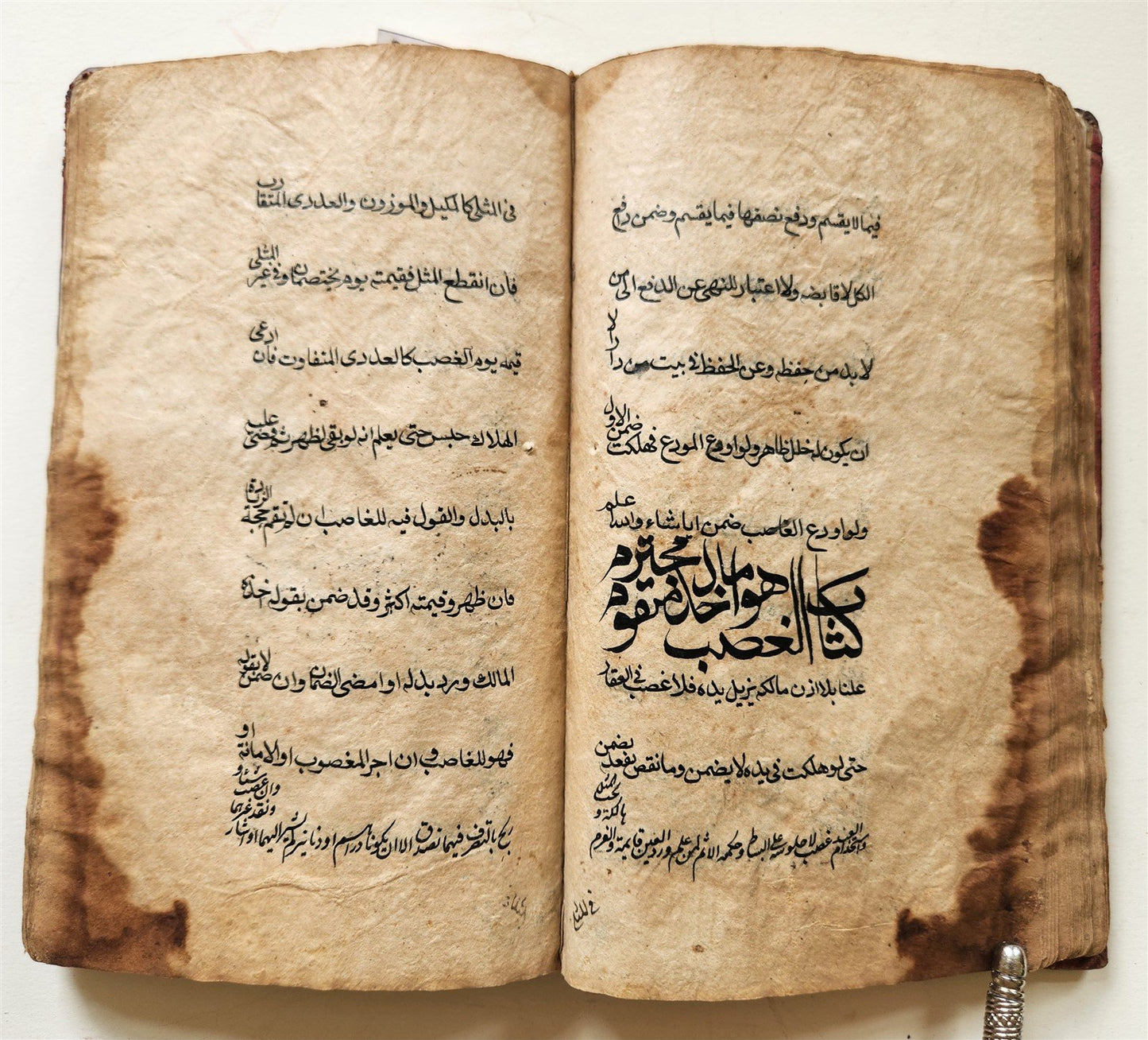 16th-17th century ISLAMIC LAW MANUSCRIPT in ARABIC antique SHARIA FIQH