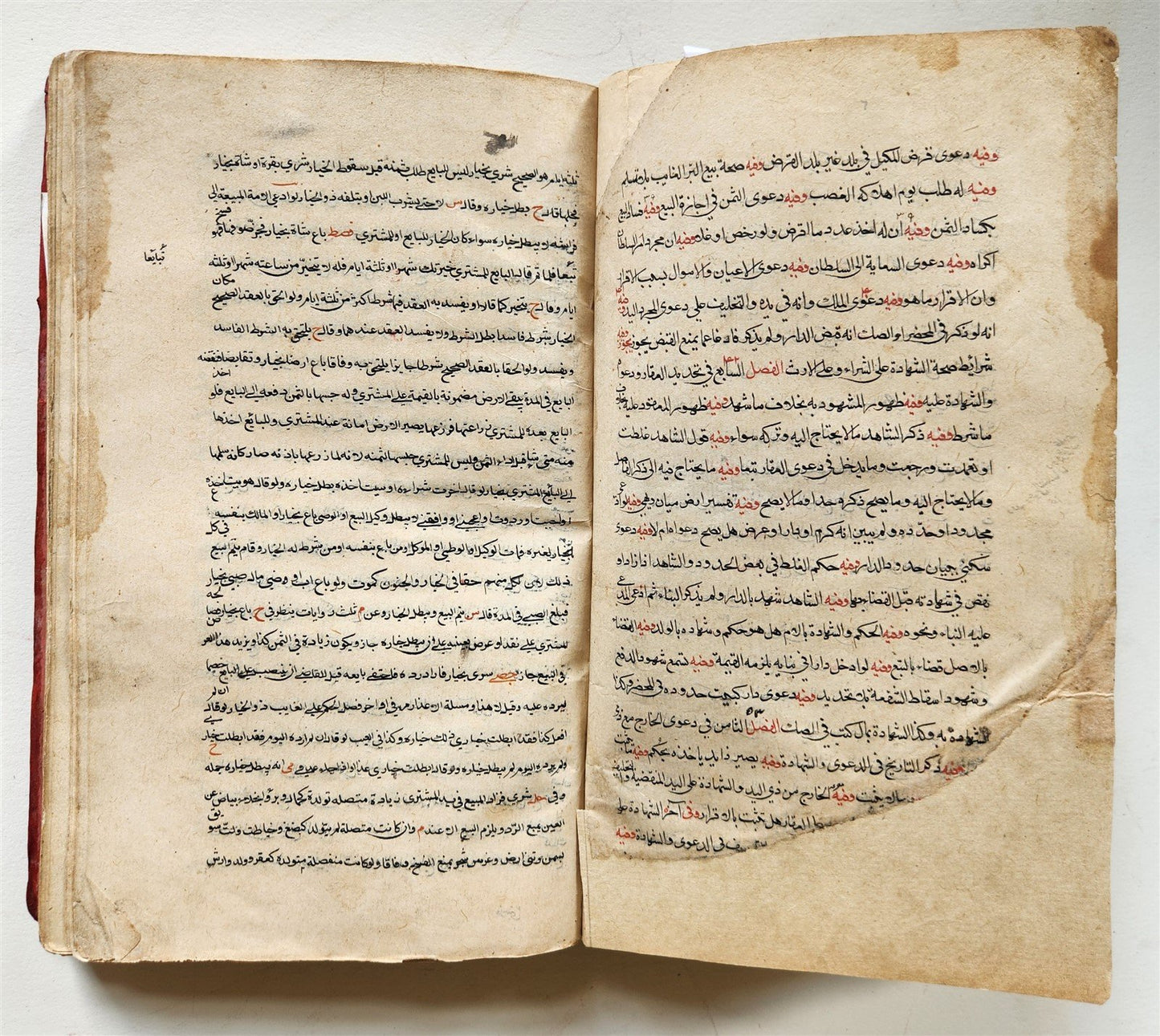 1729 ISLAMIC LAW MANUSCRIPT in ARABIC antique SHARIA