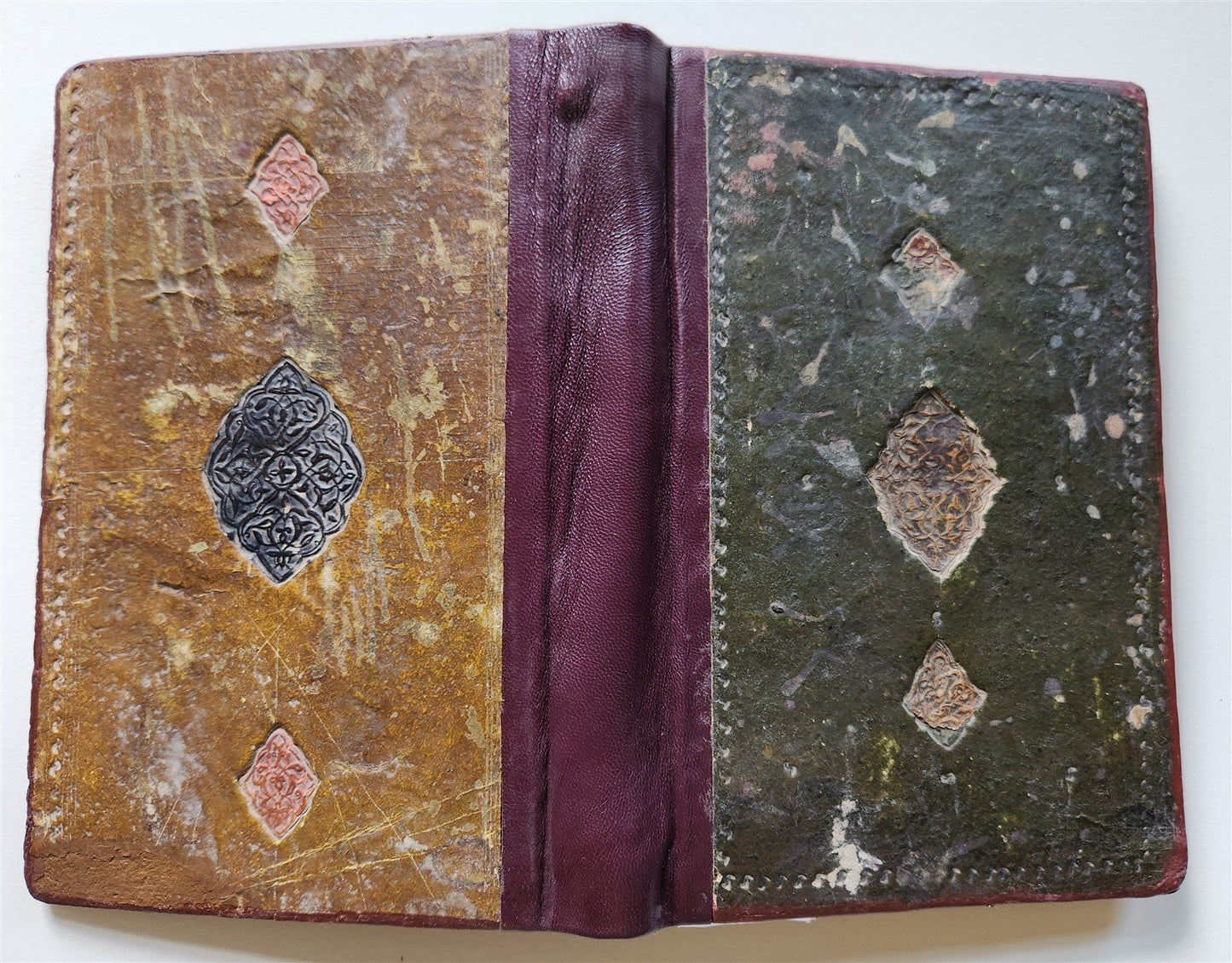 18th century MYSTIC POETRY MANUSCRIPT in TURKIC & FARSI LANGUAGES antique