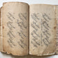 18th century MYSTIC POETRY MANUSCRIPT in TURKIC & FARSI LANGUAGES antique