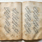 18th century MYSTIC POETRY MANUSCRIPT in TURKIC & FARSI LANGUAGES antique