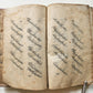 18th century MYSTIC POETRY MANUSCRIPT in TURKIC & FARSI LANGUAGES antique