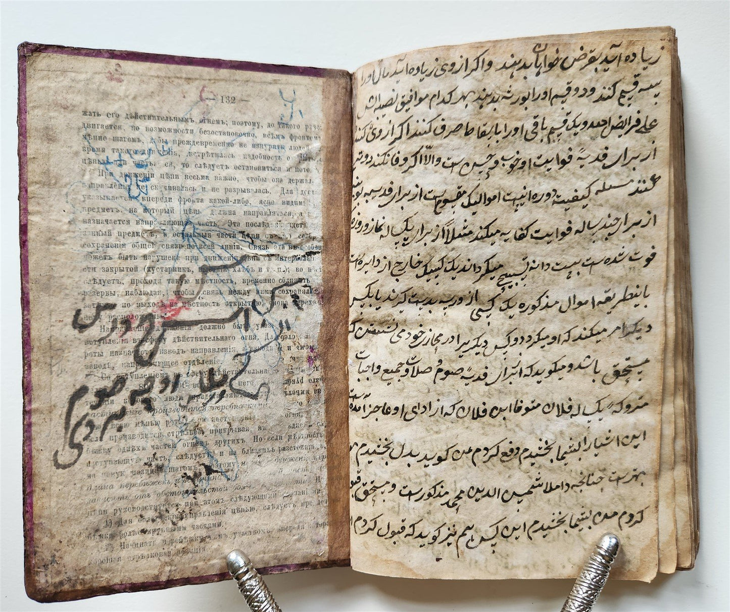19th CENTURY ARABIC MANUSCRIPT antique Al -Wafiya fi sharh al -Kafiyya