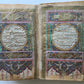 19th CENTURY MANUSCRIPT KORAN ISLAMIC antique ILLUMINATED QURAN
