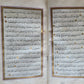 19th CENTURY MANUSCRIPT KORAN ISLAMIC antique ILLUMINATED QURAN