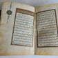 19th CENTURY MANUSCRIPT KORAN ISLAMIC antique ILLUMINATED QURAN