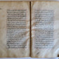 19th cent. HANDWRITTEN OTTOMAN ADVICE TO MUSLIMS MANUSCRIPT BOOK antique TURKISH