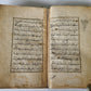 19th century OTTOMAN MANUSCRIPT PRAYER BOOK antique ISLAMIC Arabic