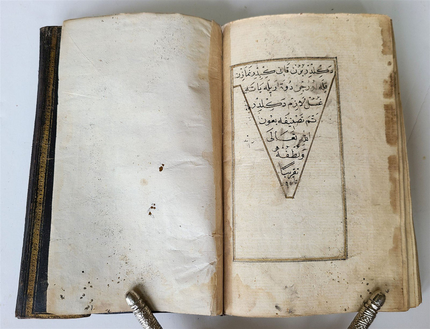 19th century OTTOMAN MANUSCRIPT PRAYER BOOK antique ISLAMIC Arabic