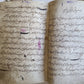 1873 ARABIC POETRY MANUSCRIPT antique HAND WRITTEN by SAADI Sadi of Shiraz
