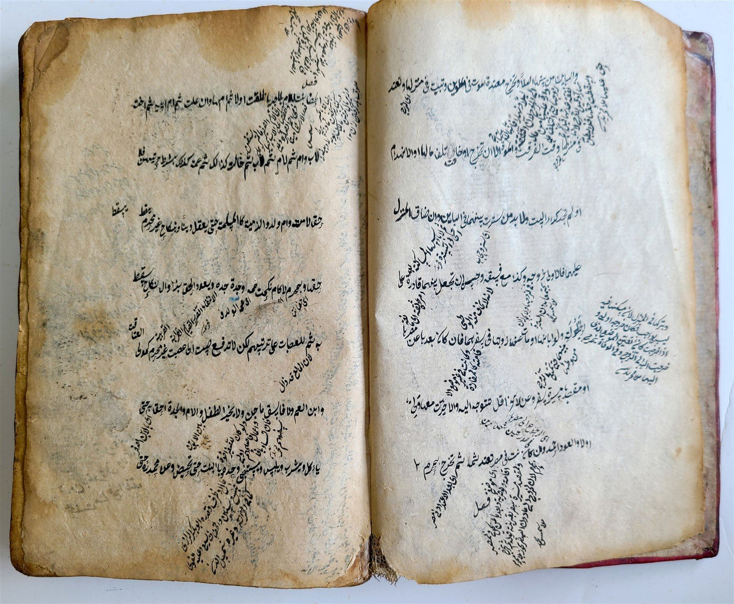 19th century ARABIC MANUSCRIPT ISLAMIC LAW BOOK antique