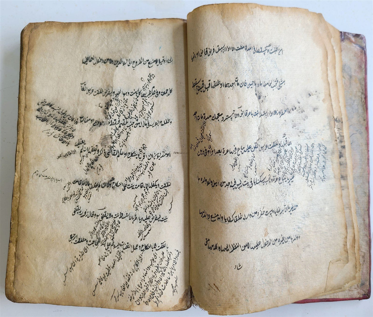 19th century ARABIC MANUSCRIPT ISLAMIC LAW BOOK antique