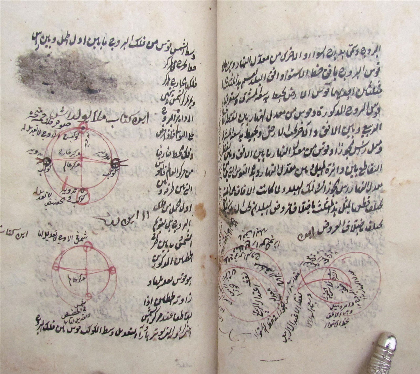 19th CENTURY ARABIC MANUSCRIPT antique ASTRONOMY ILLUSTRATED rare