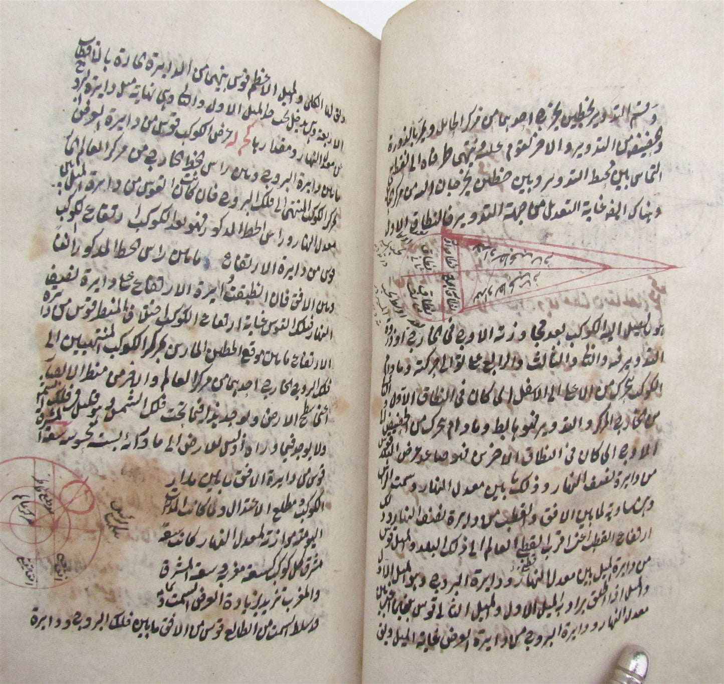 19th CENTURY ARABIC MANUSCRIPT antique ASTRONOMY ILLUSTRATED rare