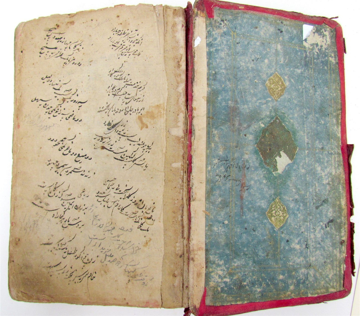 1800 MANUSCRIPT BOOK antique Bahar-i Danish Spring of Knowledge in FARSI