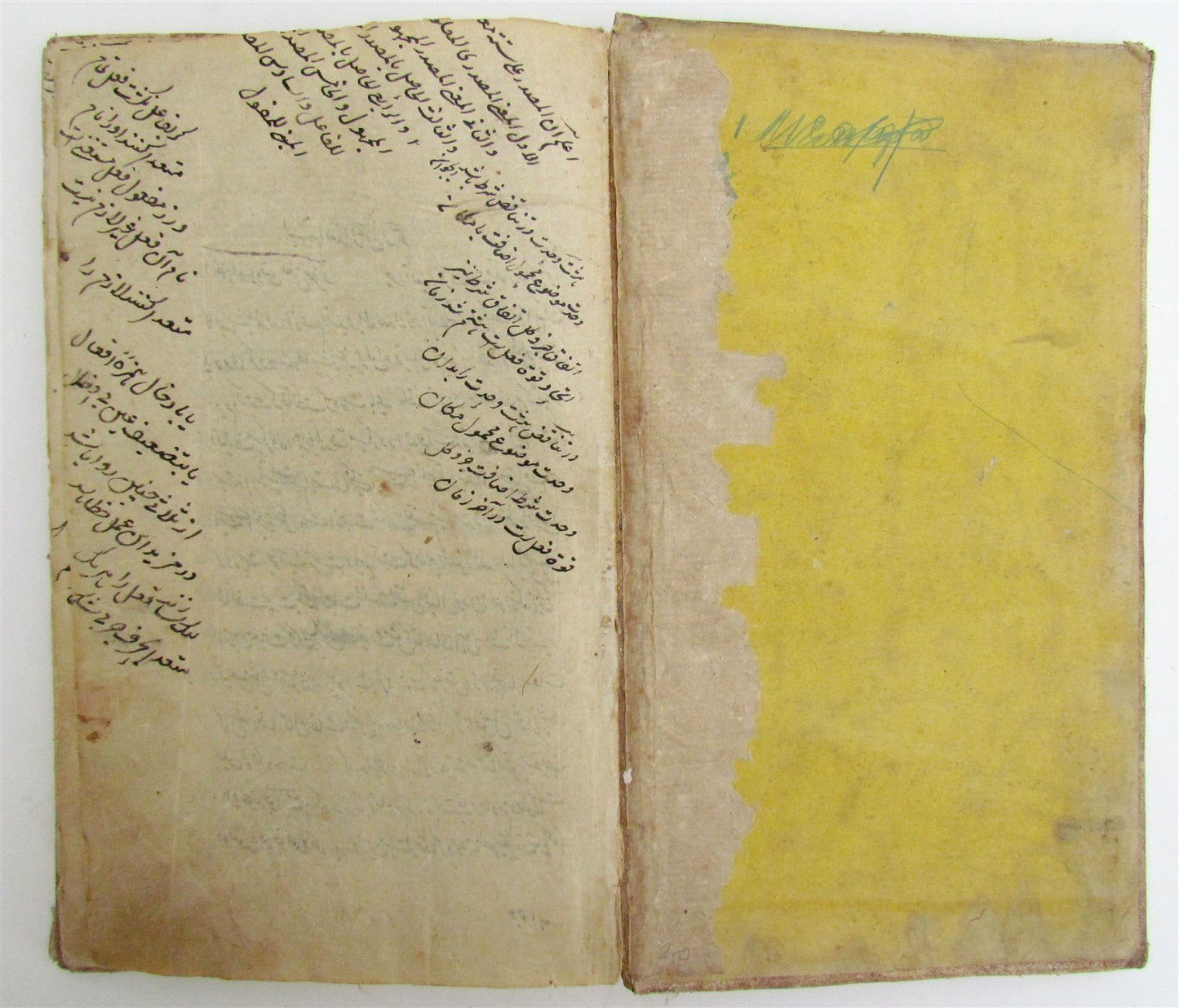 FARSI and ARABIC GRAMMAR MANUSCRIPT antique 19th CENTURY over 200 pages RARE