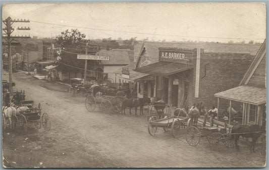 RIESEL TX McLENNAN COMPANY ANTIQUE REAL PHOTO POSTCARD RPPC