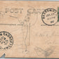 TEMPLE TX AVE. A ANTIQUE REAL PHOTO POSTCARD RPPC