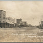 HEREFORD TX MAIN STREET ANTIQUE REAL PHOTO POSTCARD RPPC