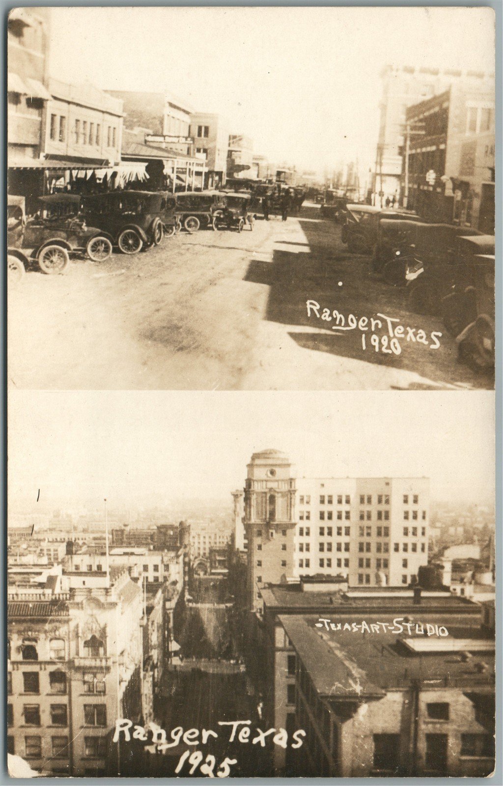RANGER TX 1920-1925 ANTIQUE REAL PHOTO POSTCARD RPPC