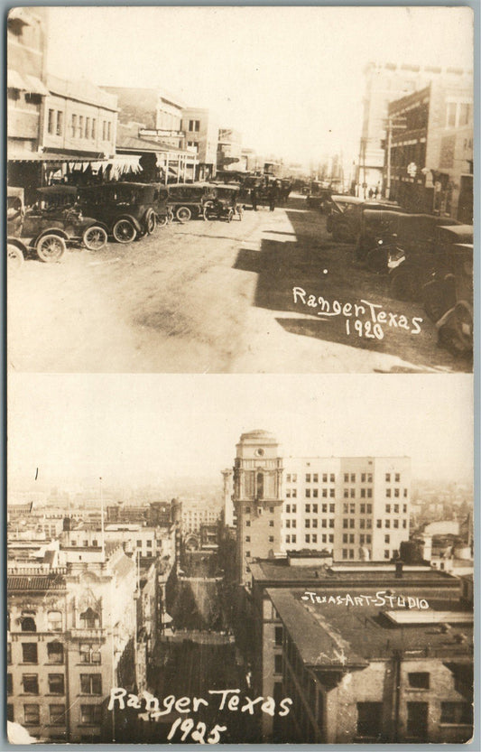 RANGER TX 1920-1925 ANTIQUE REAL PHOTO POSTCARD RPPC