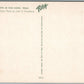 VAN HORN TX STREET SCENE w/ TEXACO GAS STATION VINTAGE POSTCARD