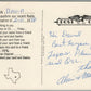 BRYAN TX RADIO CARD w/ MOTORCYCLE 1978 VINTAGE POSTCARD