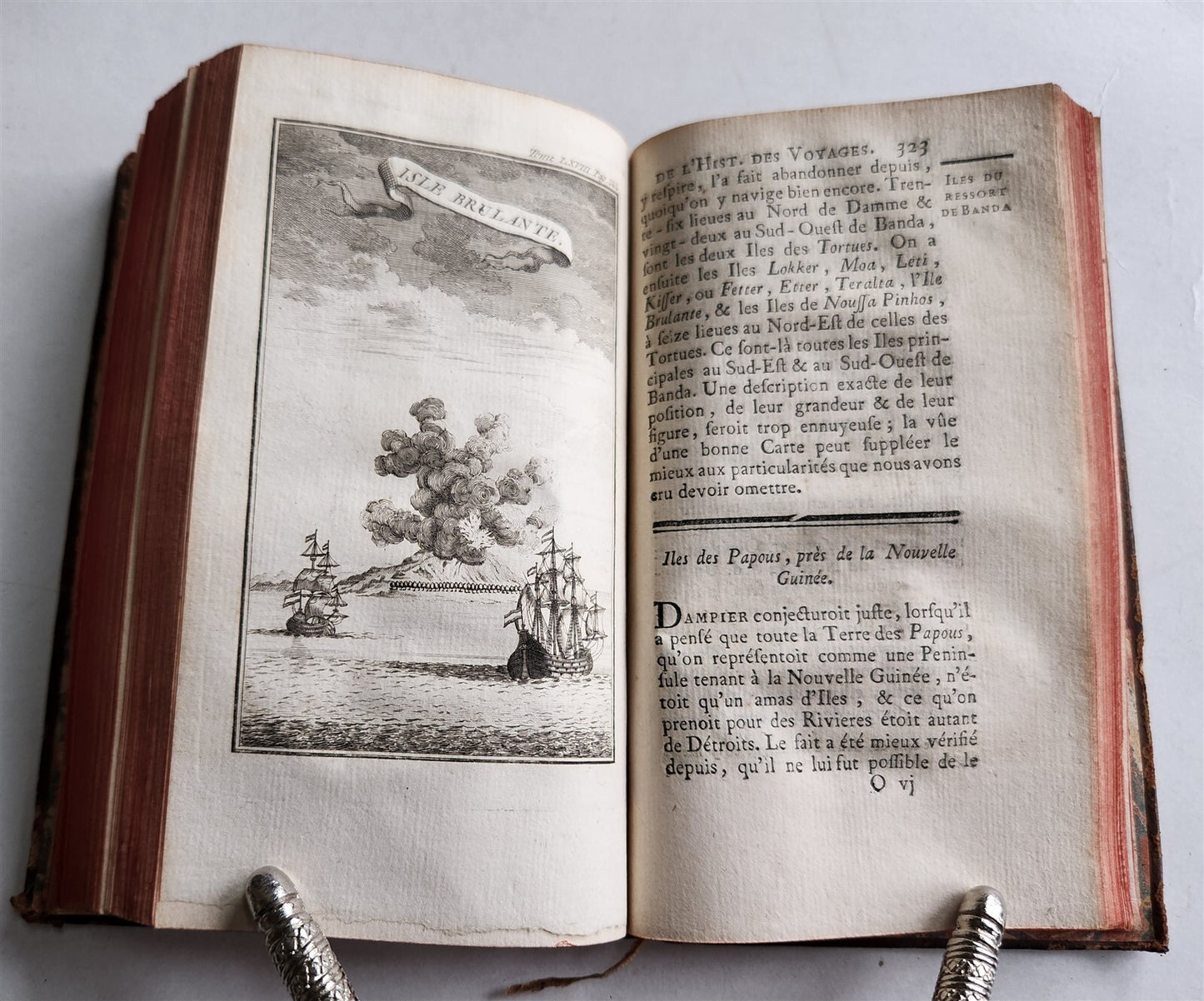 1766 HISTOIRE des VOYAGES antique MEXICO NEW GUINEA INDIA PATAGONIA illustrated