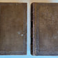 1832 BIBLE in GREEK & ENGLISH 2 VOLUMES antique