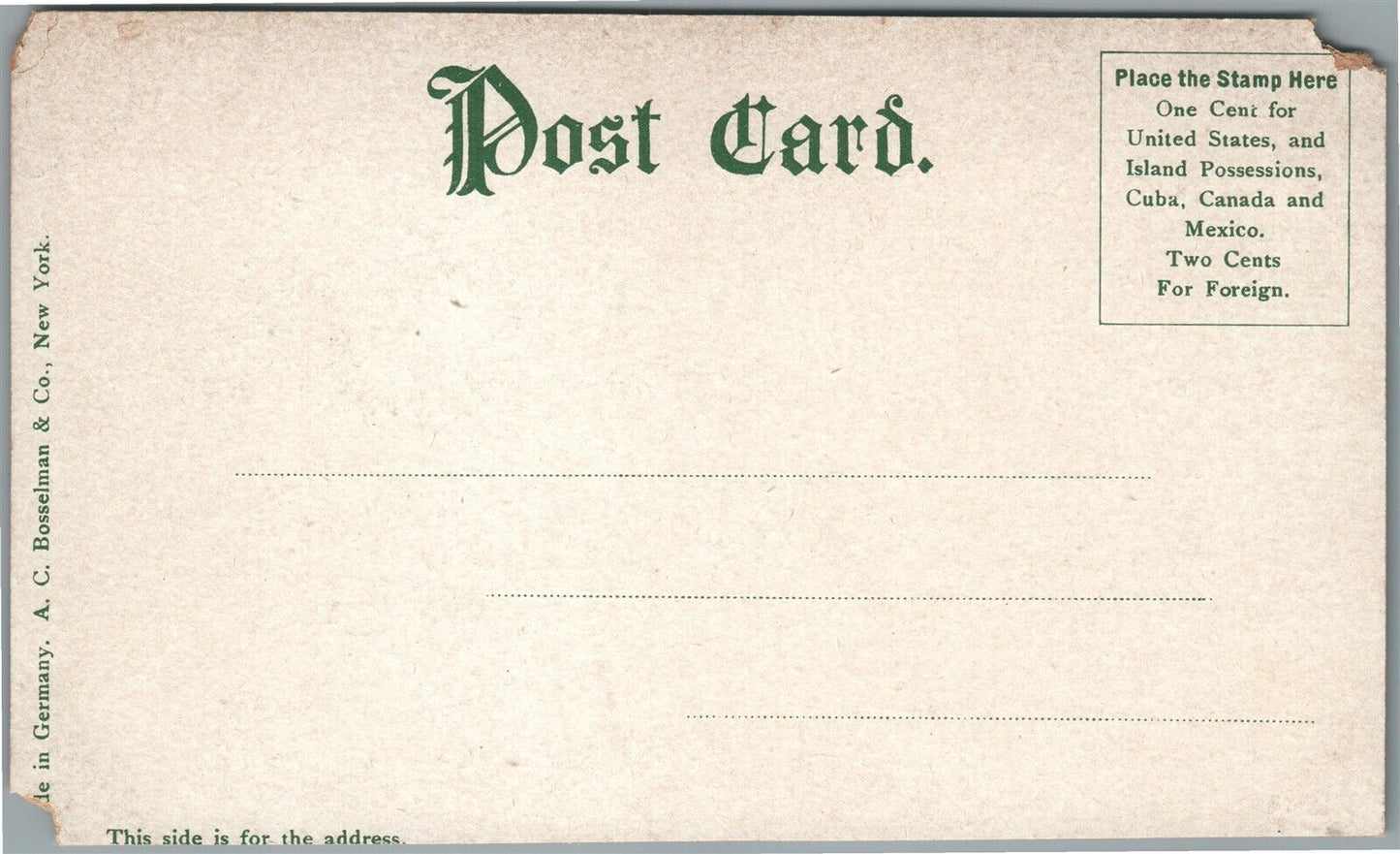 SPRING VALLEY NY MAIN STREET ANTIQUE POSTCARD