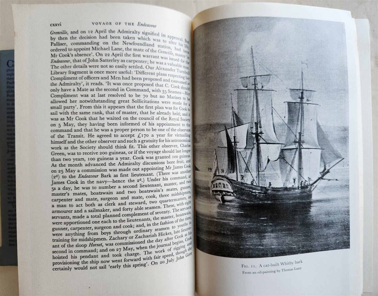 1967-74 JOURNALS of CAPTAIN JAMES COOK on HIS VOYAGES of DISCOVERY antique 5 VOL