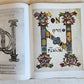 1943 ART ALBUM ANTIQUE BOOKS INITIALS ILLUSTRATED in GERMAN