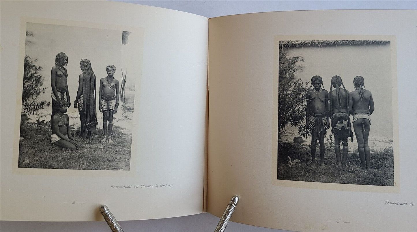 1907 DEUTSCH SUDWEST AFRIKA ILLUSTRATED w/ 100 PHOTOS ANTIQUE German Africa