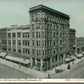 BLOOMINGTON IL CORNER FEFFERSON & MAIN ANTIQUE POSTCARD