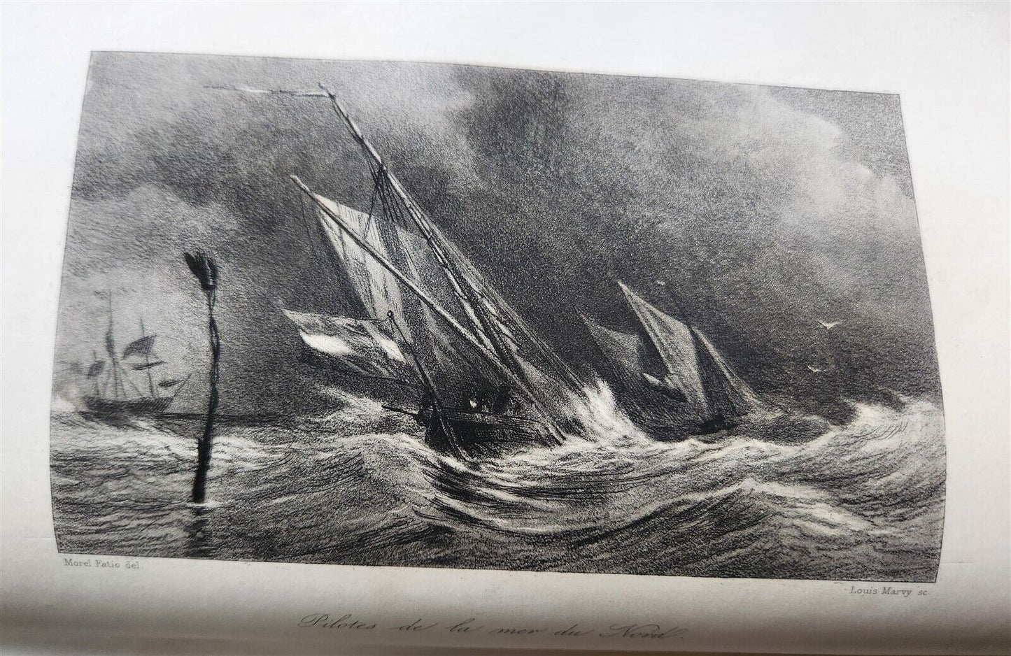 1844 MARINES HISTORY ILLUSTRATED antique LA MARINE King of Hanover PROVENANCE