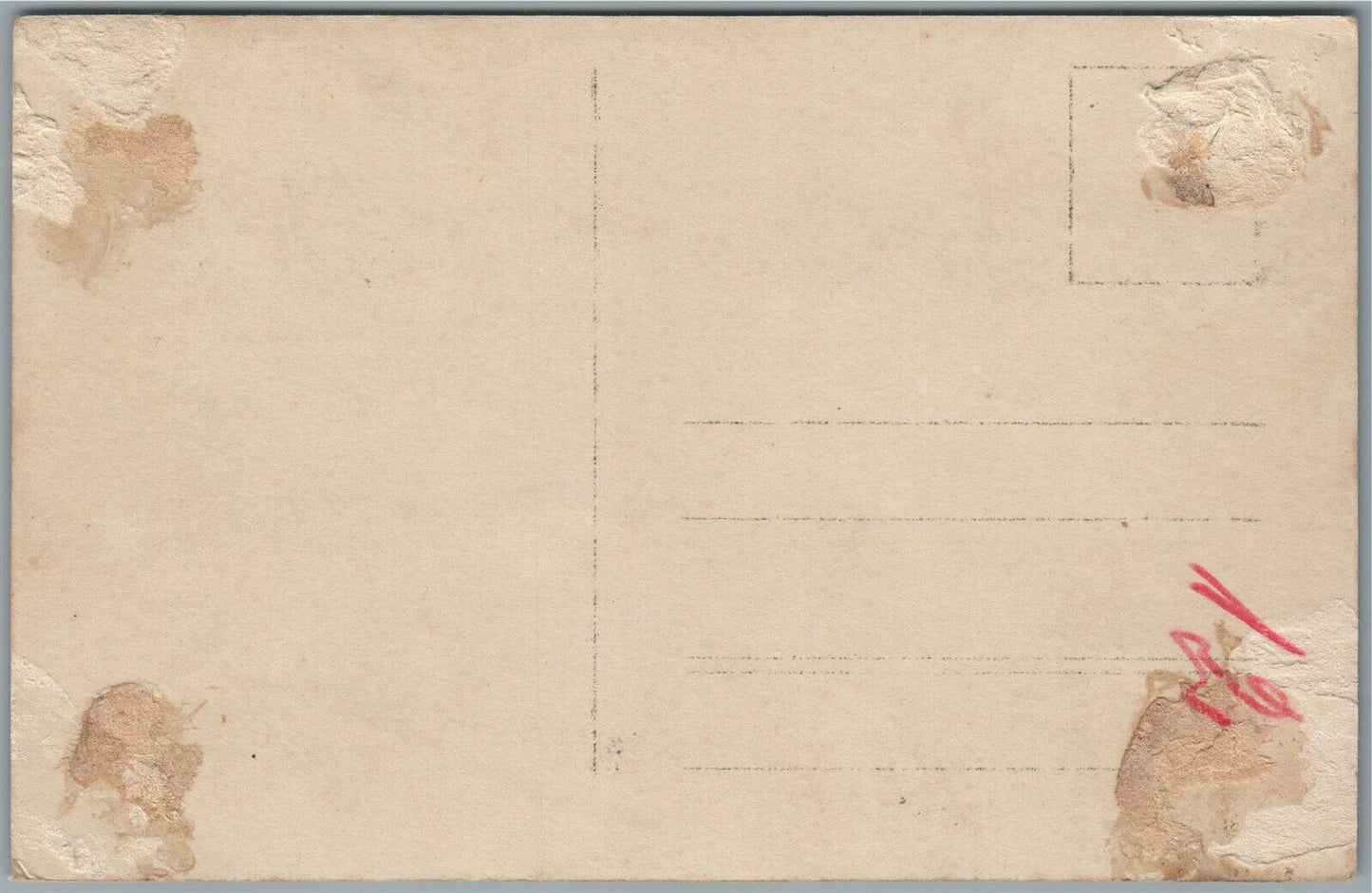 WWI ARTILLERY GUN ANTIQUE REAL PHOTO POSTCARD RPPC