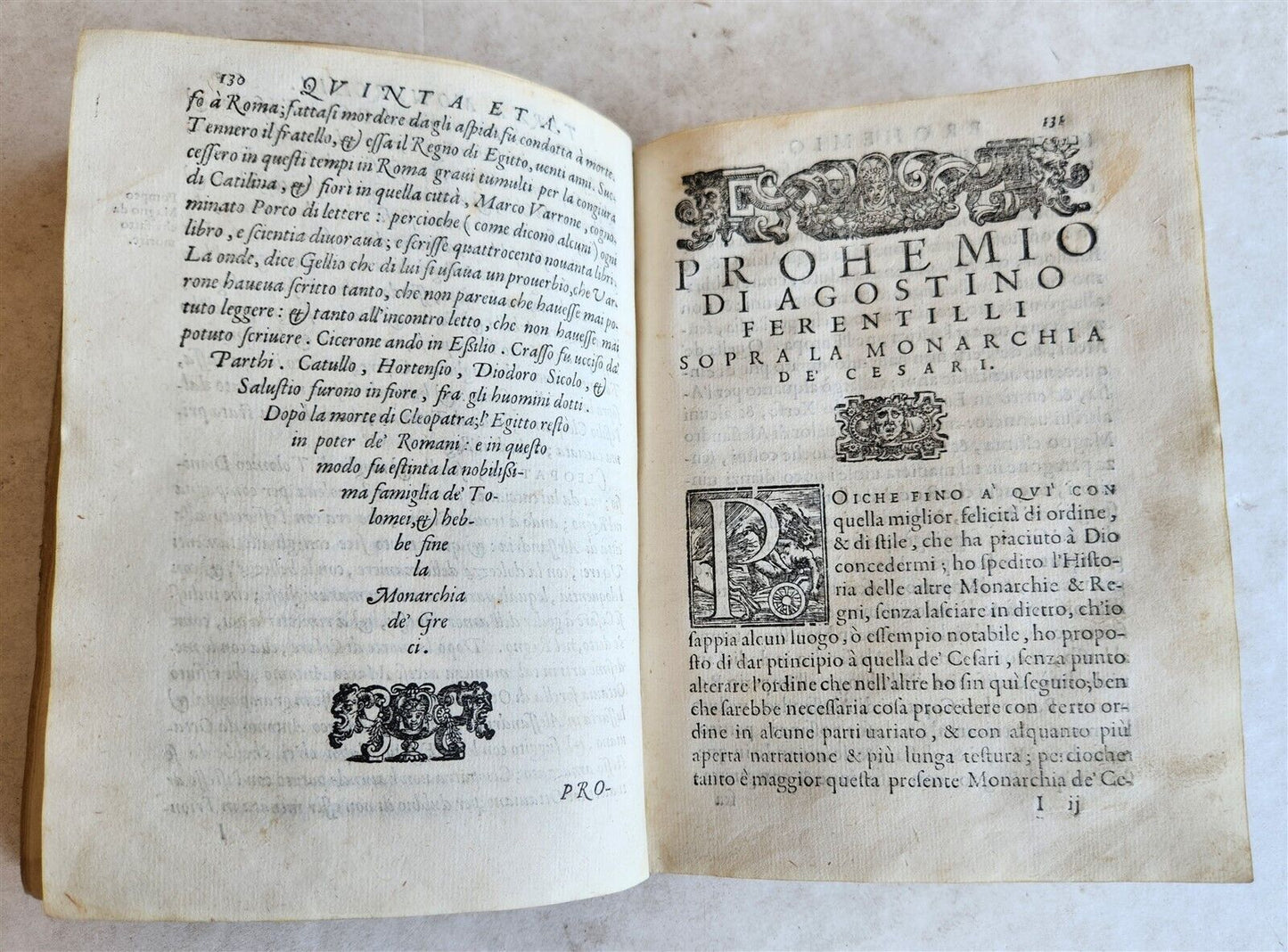 1574 ILLUSTRATED HISTORY of EMPIRES KINGDOMS & NATIONS antique VELLUM in Italian